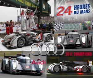 Puzzle Audi R18 TDI 2011 Πρωταθλητής 24 Ώρες του Le Mans